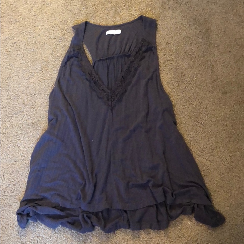 Purple lace tank top!